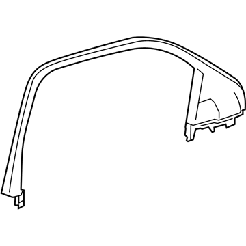 GM 22978030 Molding Assembly, Front Side Door Window Garnish