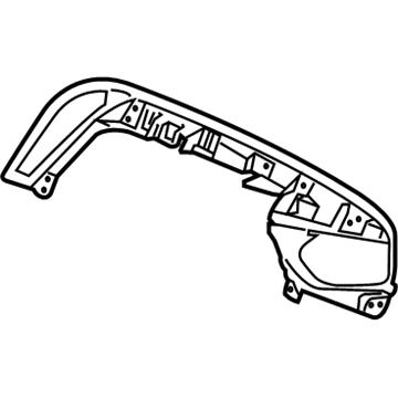 GM 84057417 Applique Assembly, Instrument Panel Trim Plate *Arctic Silve