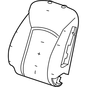 GM 23384988 Pad Assembly, Front Seat Back