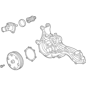 GM 12700555 Water Pump Assembly (W/ Manif)