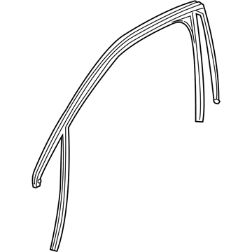 GM 84312111 Weatherstrip Assembly, Front Side Door Window