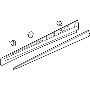 2020 Chevrolet Bolt EV Door Moldings - 42617380