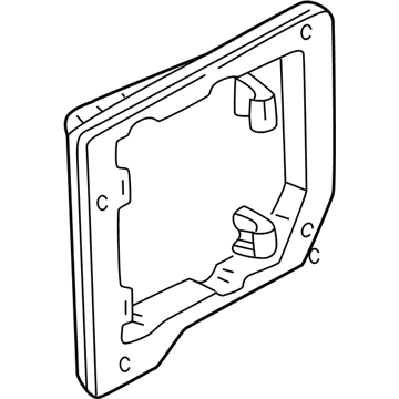 GM 15697468 Cover Assembly, Inflator Restraint Diagnostic Energy Reserve Module Trim