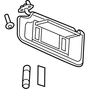 GM 22788464 Sunshade Assembly, . *Titanium