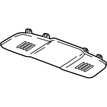 GM 84353694 Plate Assembly, Sun Rf Actr Tr *Gray Y