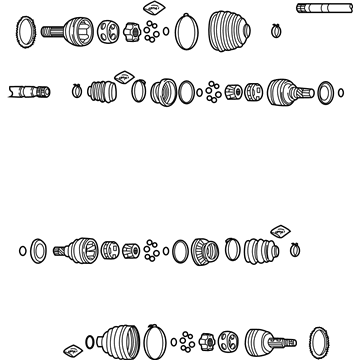 GM 42702797 SHAFT ASM,FRT WHL DRV<SEE BFO>