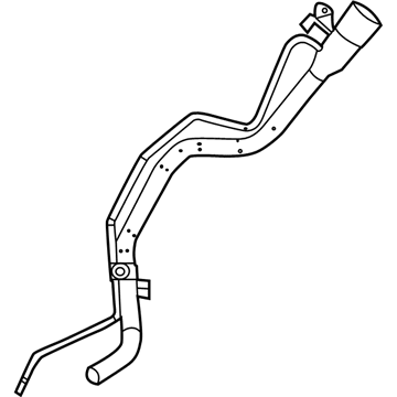 2019 Chevrolet Equinox Fuel Filler Hose - 84496050