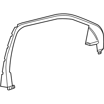 GM 23492902 Molding Assembly, Front Side Door Window Garnish