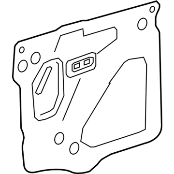 GM 23468174 Deflector Assembly, Front Side Door Water