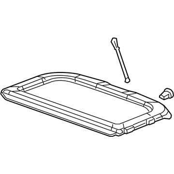 GM 42472882 Shade Assembly, Luggage *Black