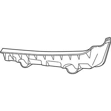 GM 22941305 Bracket, Front Bumper Fascia