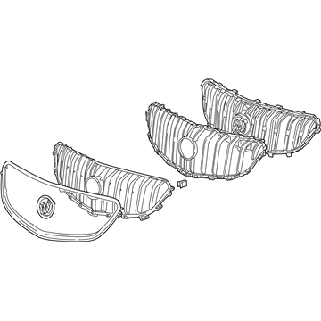 GM 84055804 Grille Assembly, Front