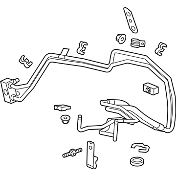 GM 23488077 Transmission Fluid Cooler Inlet & Outlet Pipe Assembly