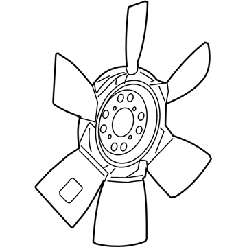 GM 23331305 Blade Assembly, Fan