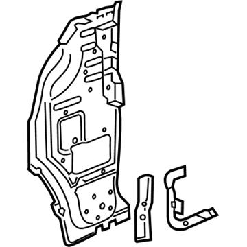 GM 23172093 Panel Assembly, Body Hinge Pillar Inner