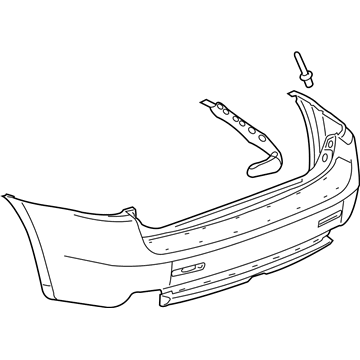 2008 Chevrolet Equinox Bumper - 19120952