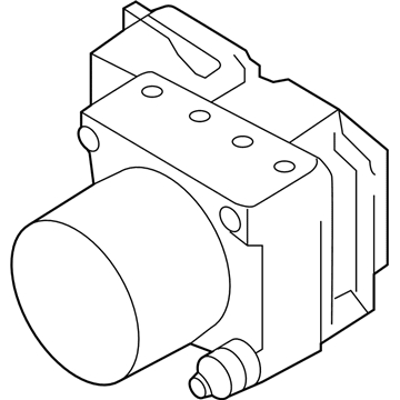 GM 19318071 Abs Control Module, Electronic Brake Control Module Assembly