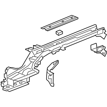 GM 22905365 Rail Assembly, Underbody Rear Side