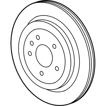 GM 23369743 Rear Brake Rotor