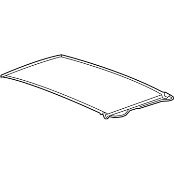 GM 39130325 Sunshade Assembly, Sun Rf