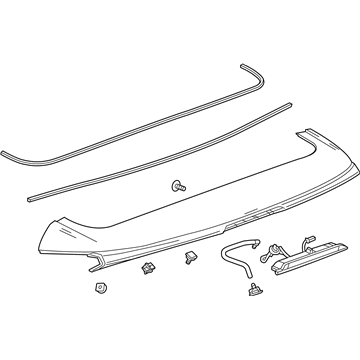 GM 95421439 Spoiler Assembly, Rear End *Service Primer