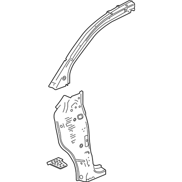 GM 94532684 Reinforcement Assembly, Body H/Plr Otr Pnl