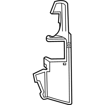 GM 23195908 Baffle, Radiator Air Side Upper