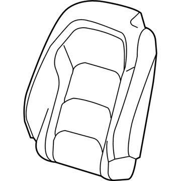 GM 84140030 Cover Assembly, Front Seat Back *Kalahari