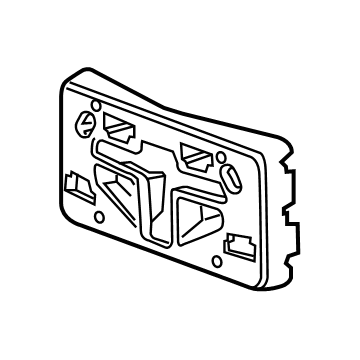 GM 42679720 Bracket Assembly, Front Lic Plt