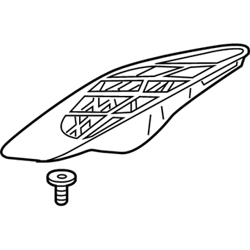 GM 23457613 Scoop Assembly, Quarter Panel Air *Orange U Temt