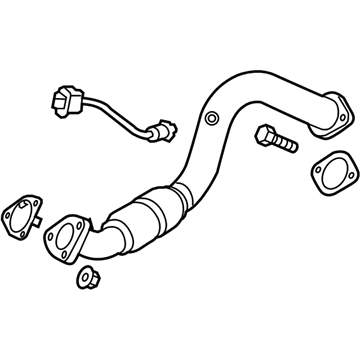 2020 Chevrolet Sonic Exhaust Pipe - 42441993