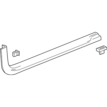 GM 84339480 Molding Assembly, Front Side Door Sill Garnish *Black