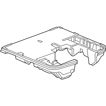 GM 84656085 Compartment Assembly, R/Cmpt Flr Stow Tr *Black