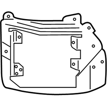 GM 84029810 Bracket Assembly, Front Bumper Imp Bar