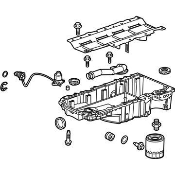 GM 12684491 Pan Assembly, Oil