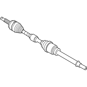 GM 19317950 Front Wheel Drive Half Shaft Assembly