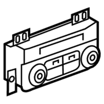 GM 23507153 Auxiliary Auxiliary Heater & Air Conditioner Control Assembly (At Roof Console)