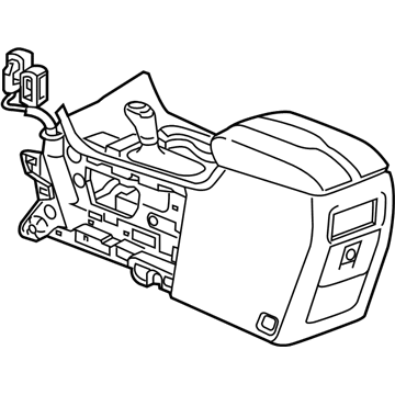 GM 84695481 Console Assembly, F/Flr *Galvanized Ce