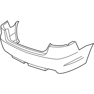 GM 92205627 Rear Bumper Cover