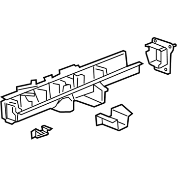 GM 84495495 Rail Assembly, U/B Rr Si