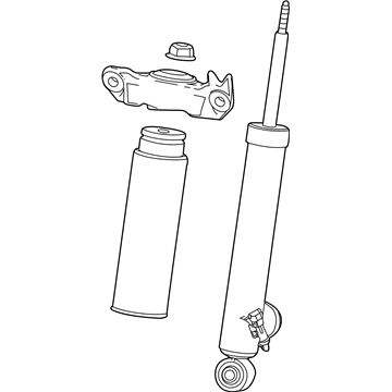 GM 84545218 Rear Shock Absorber Assembly (W/ Upr Mt)