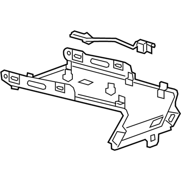 GM 84534700 Panel, F/Flr Cnsl Extn *Titanium