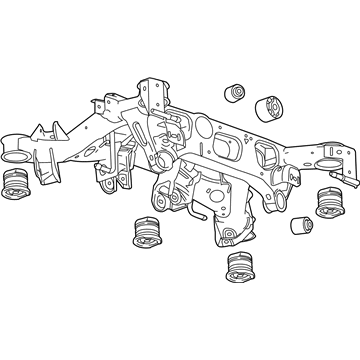 GM 84495541 Cradle Assembly, Rear Susp