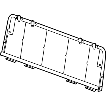 GM 25879625 Frame Assembly, Rear Seat Back Cushion