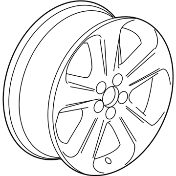 GM 95144162 Wheel Rim,Front & Rear *Midnight Silencer