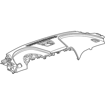 GM 23387942 Panel Assembly, Instrument *Titanium