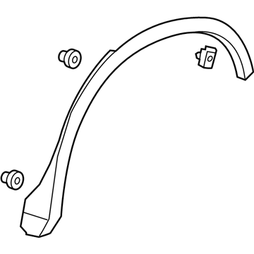 GM 84818313 Molding Assembly, Rear Whl Opg *Service Prim