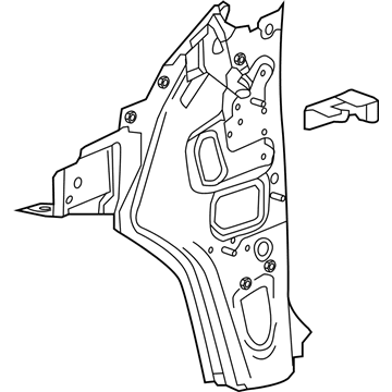 GM 84182678 Panel Assembly, Body H/Plr Inr