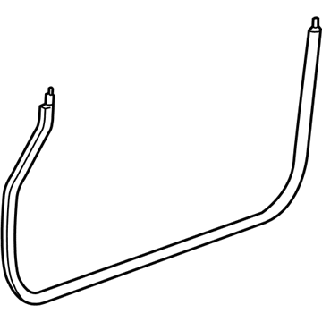 GM 13421021 Weatherstrip Assembly, Front Side Door (Body Side)