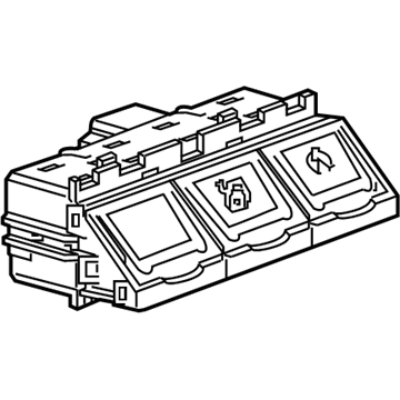 GM 84482885 Switch Assembly, I/P Ctr Acsry Function *Jet Black